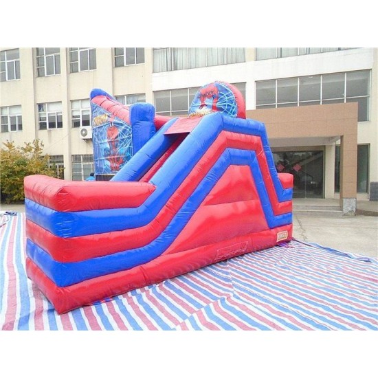 Spiderman Bouncy Castle With Slide