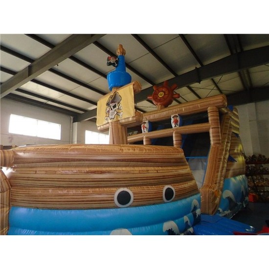 Inflatable Pirate Double Line Slide